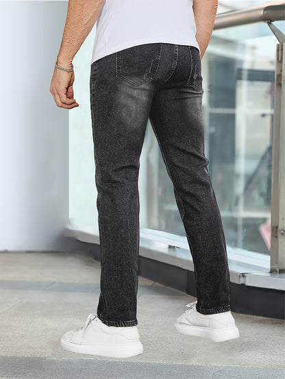Men's Slim Fit Denim Jeans - Blue