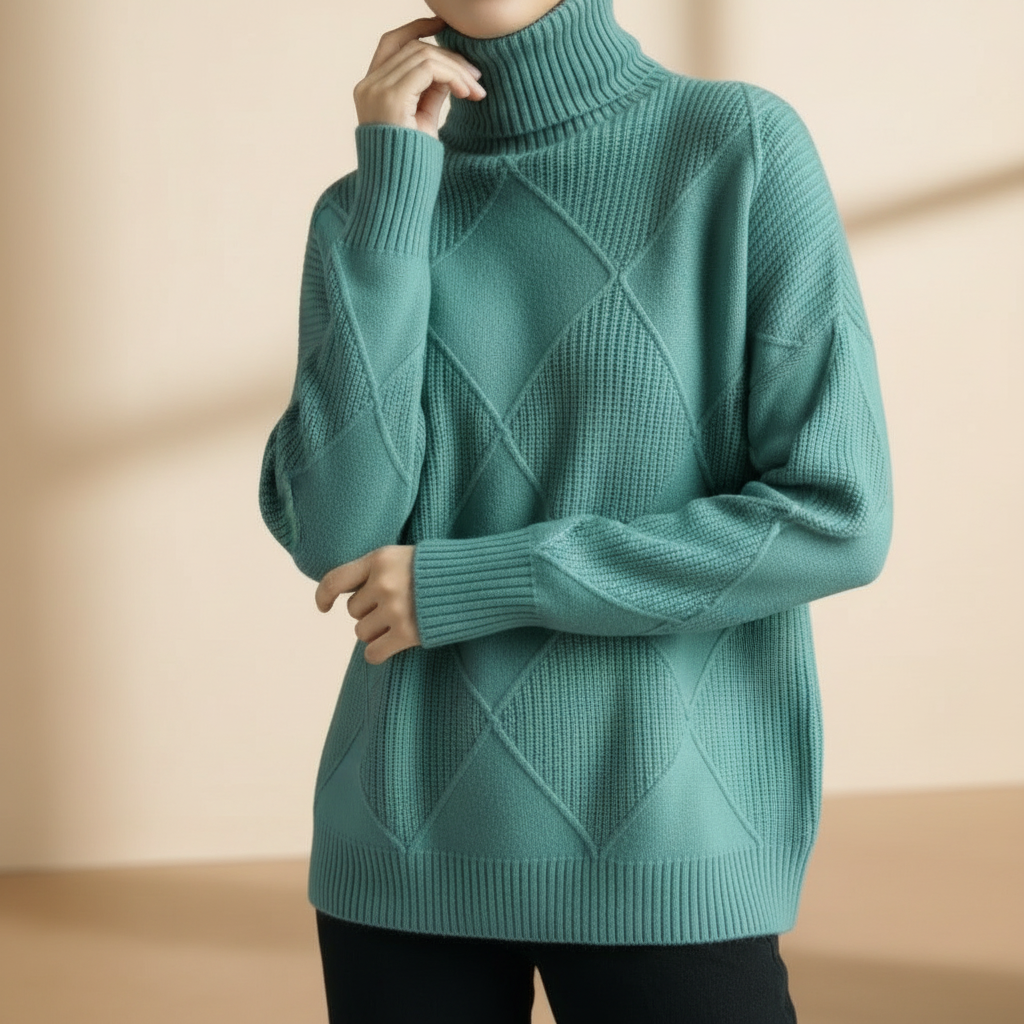 Women's Cozy Knit Sweater - Yellow