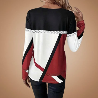 Women's Elegant Knit Sweater - Multicolor