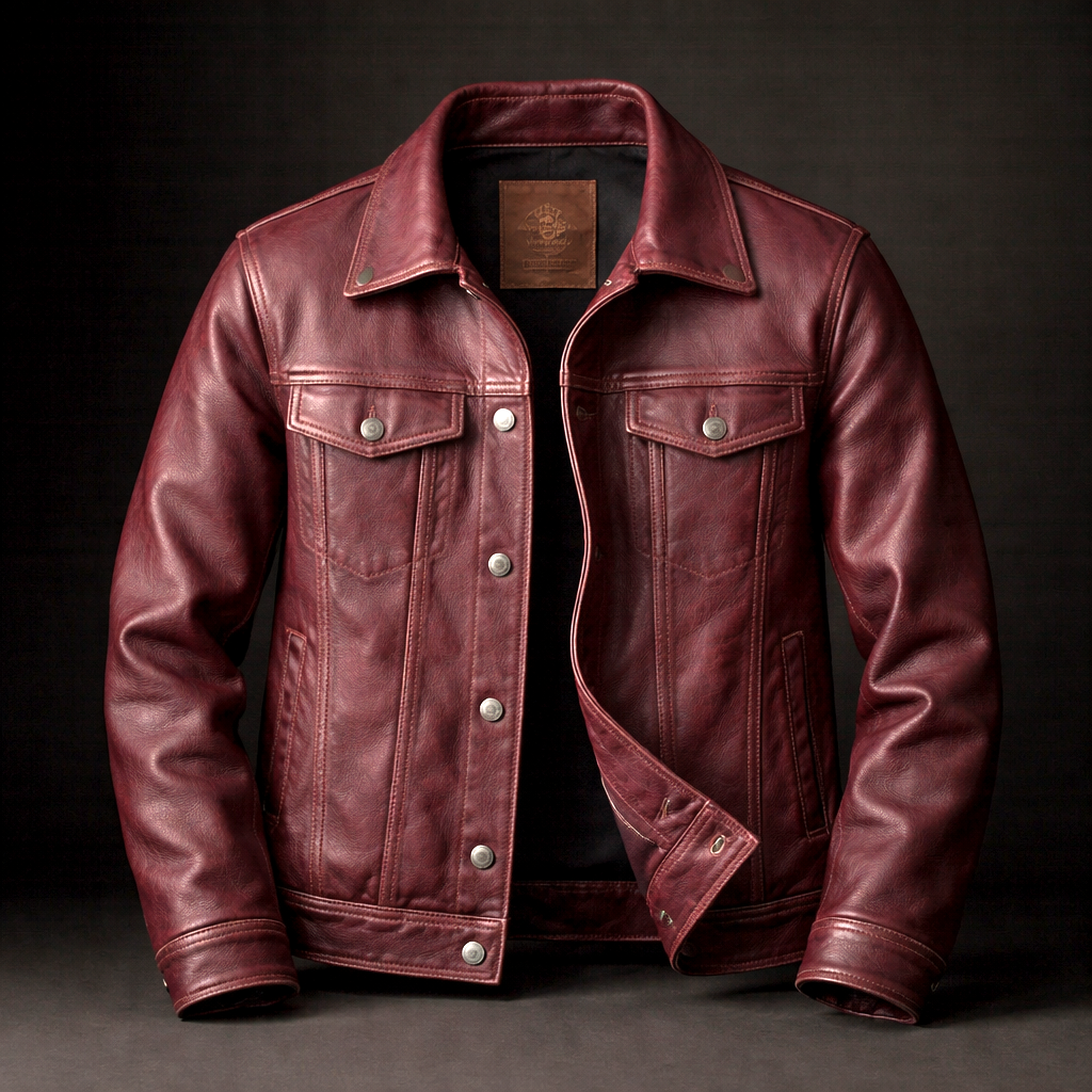 Men's Rider Biker Jacket - Green
