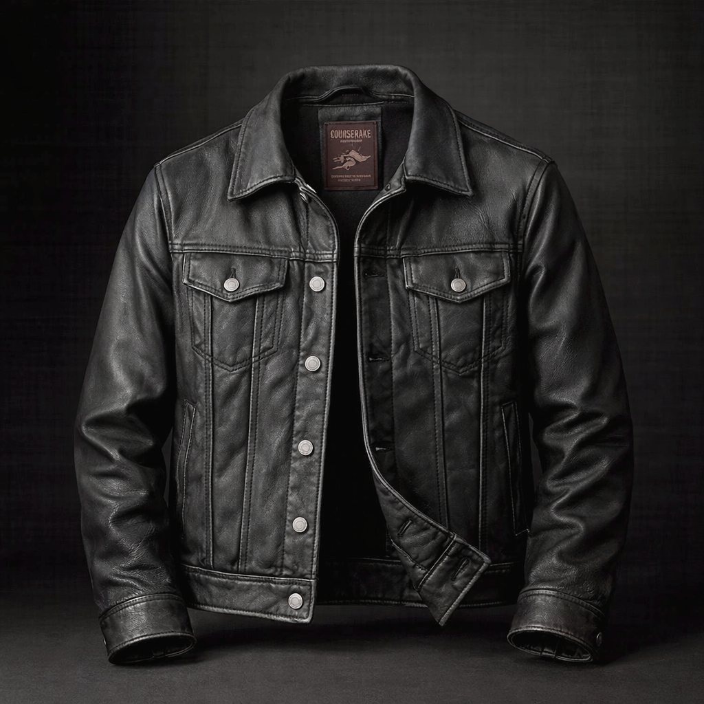 Men's Rider Biker Jacket - Green
