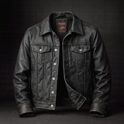 Men's Rider Biker Jacket - Green