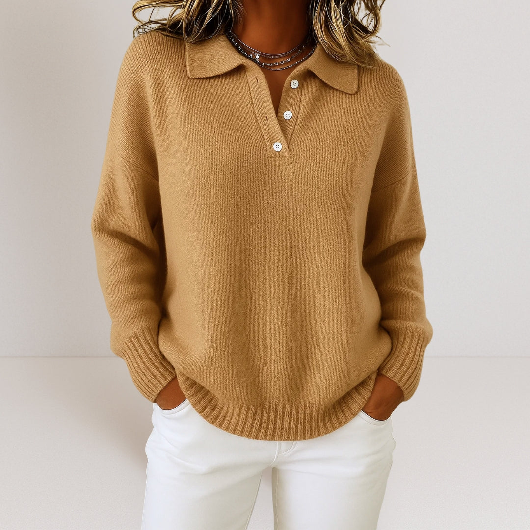 Women's Soft Knit Sweater - Blue