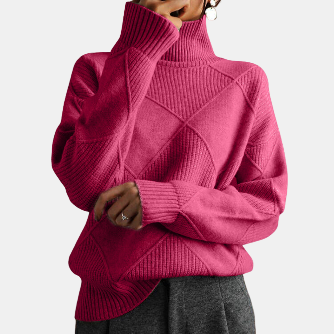 Women's Cozy Knit Sweater - Yellow