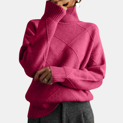 Women's Cozy Knit Sweater - Yellow