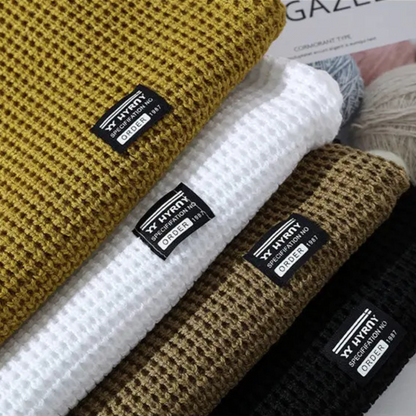 Men's Ribbed Knit Pullover - Army Green