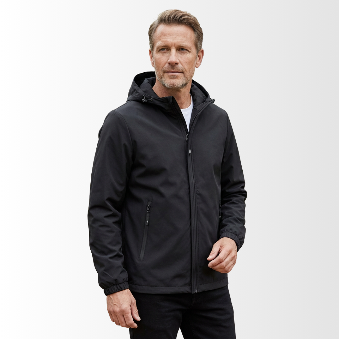 Men's Water Resistant Jacket - Black