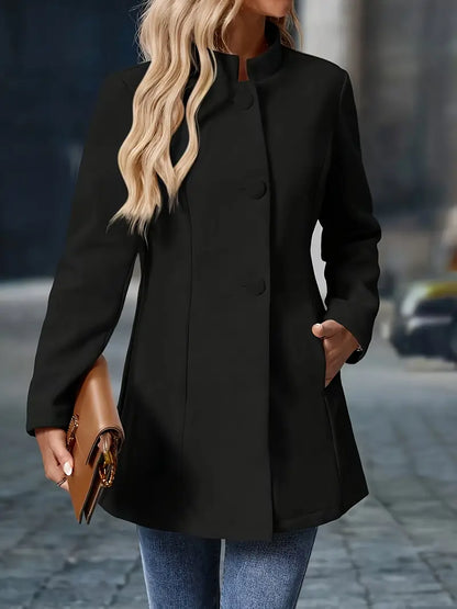 Women's Tailored Elegant Jacket - Black