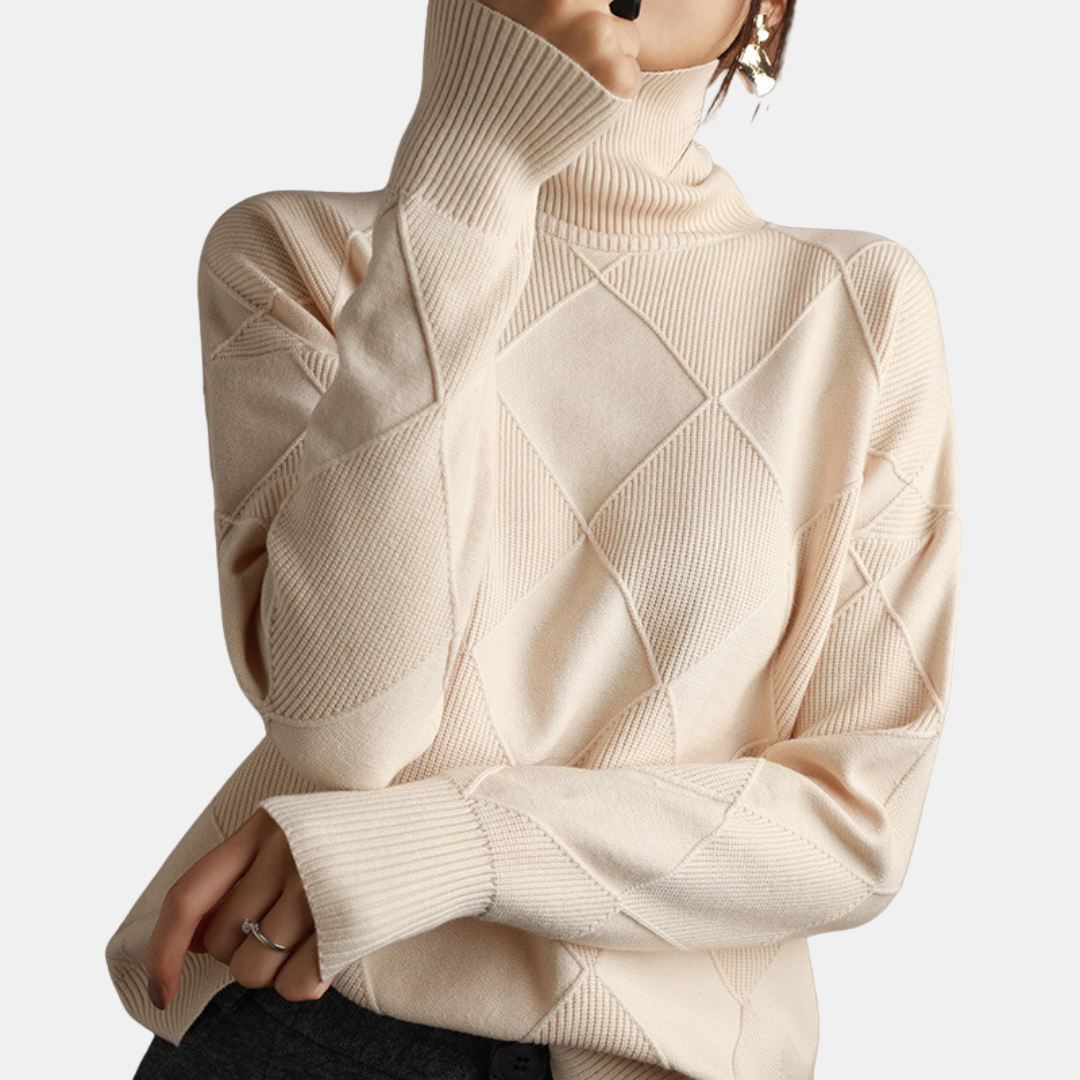 Women's Cozy Knit Sweater - Yellow