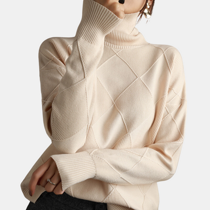 Women's Cozy Knit Sweater - Yellow