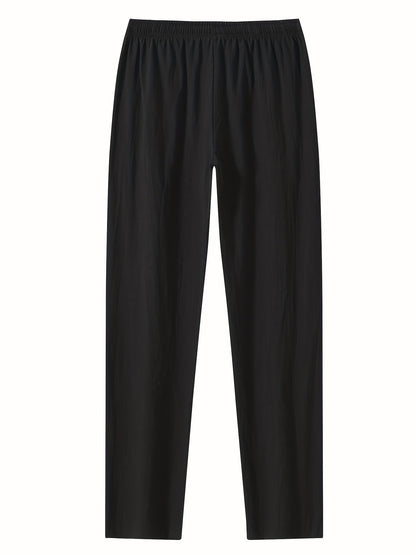 Men's Straight Leg Trousers - Khaki