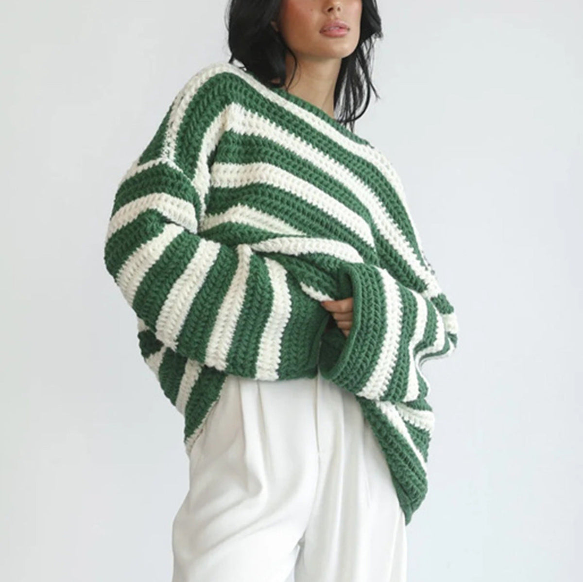 Women's Ribbed Soft Knit Sweater - Black