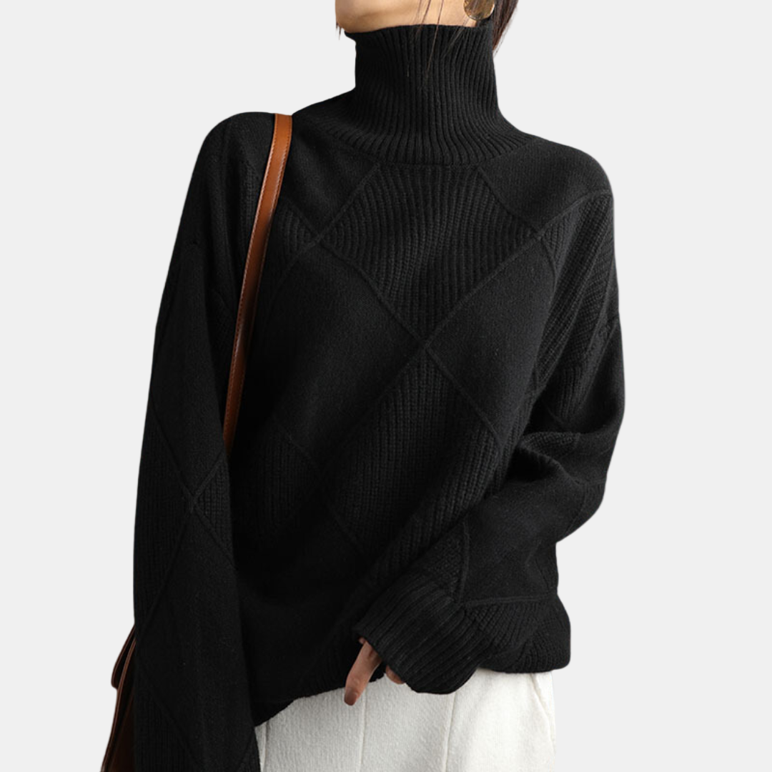 Women's Cozy Knit Sweater - Yellow
