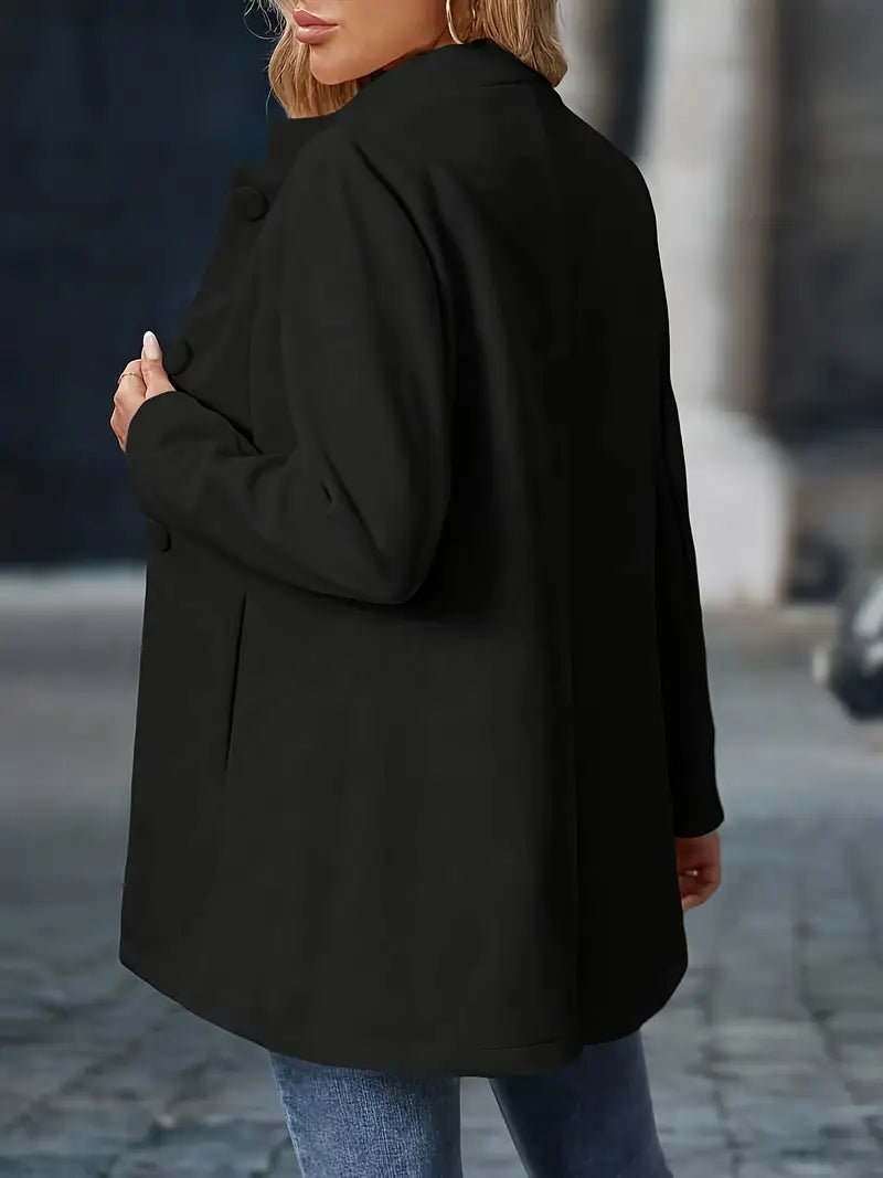Women's Tailored Elegant Jacket - Black