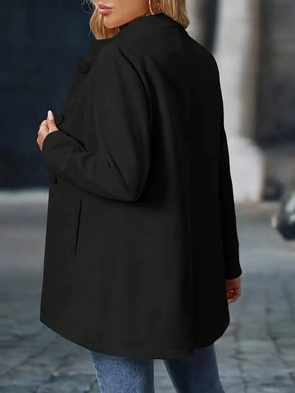 Women's Tailored Elegant Jacket - Black