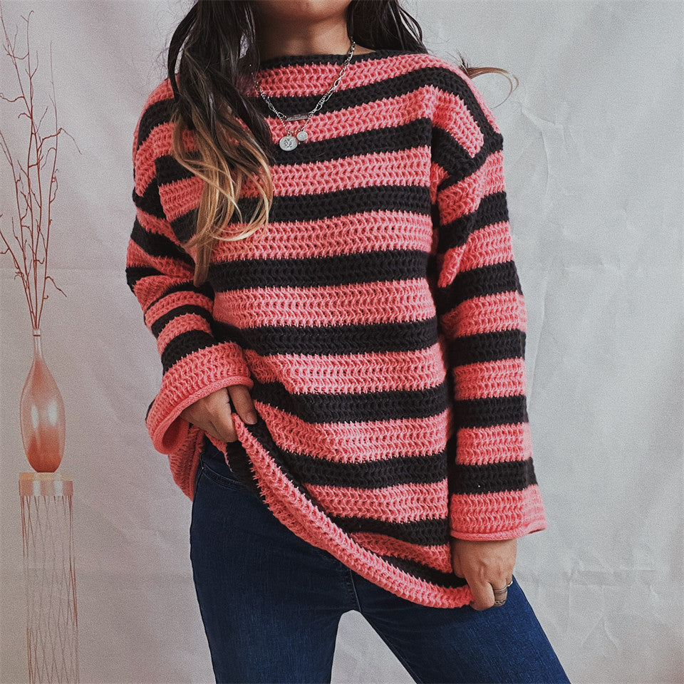 Women's Ribbed Soft Knit Sweater - Black
