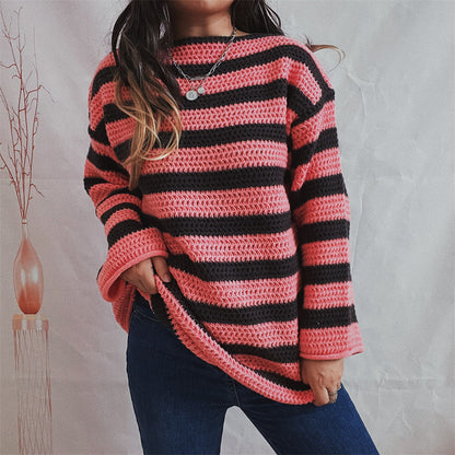 Women's Ribbed Soft Knit Sweater - Black