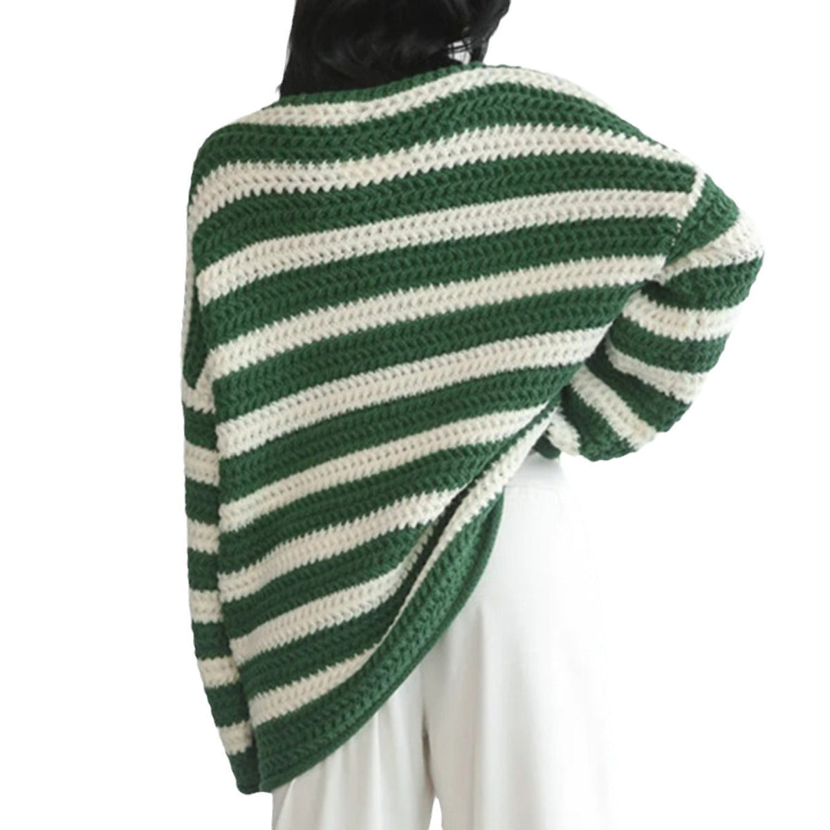 Women's Ribbed Soft Knit Sweater - Green