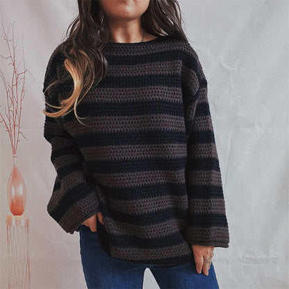 Women's Ribbed Soft Knit Sweater - Black