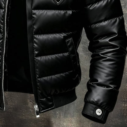 Men's Padded Down Jacket - Black