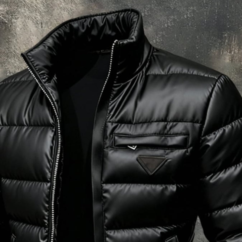 Men's Padded Down Jacket - Black