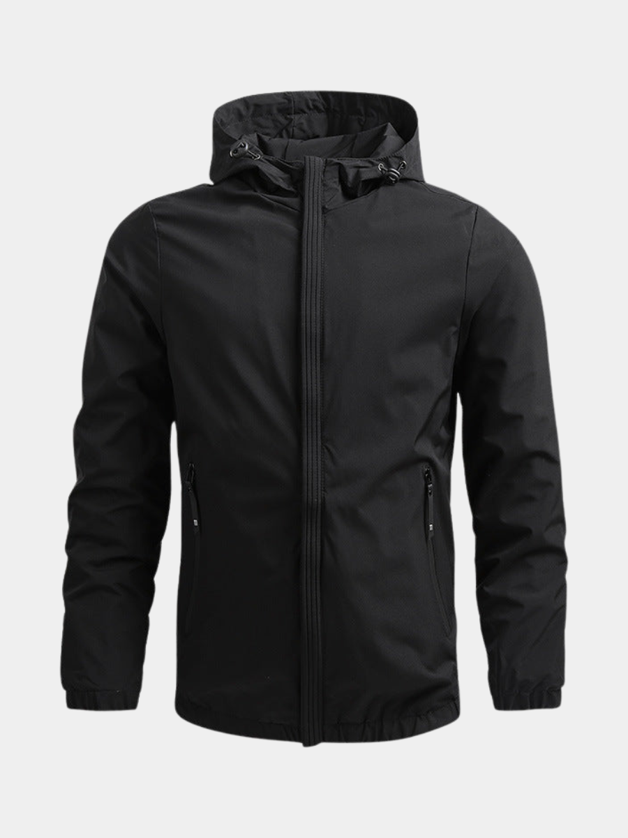 Men's Water Resistant Jacket - Black