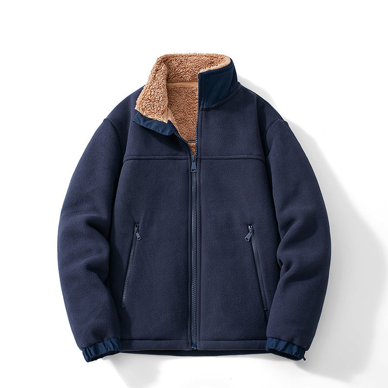 Men's Fleece Lined Polar Winter Jacket - Black