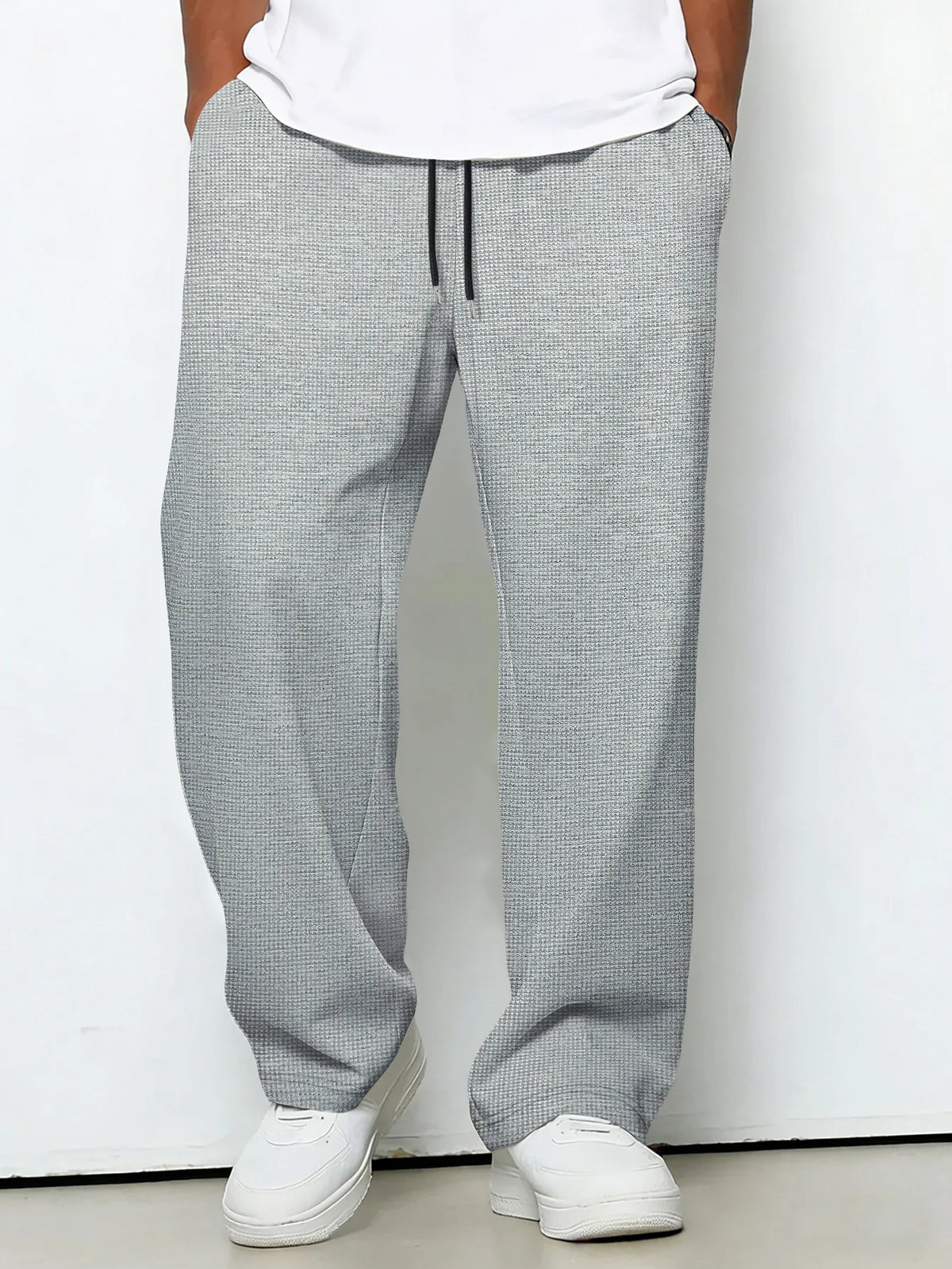 Men's Loose Fit Trousers - Grey