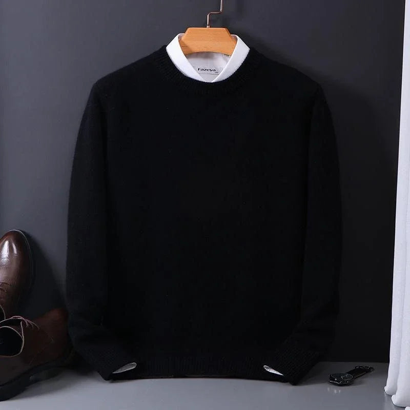 Men's Knit Sweater - Beige