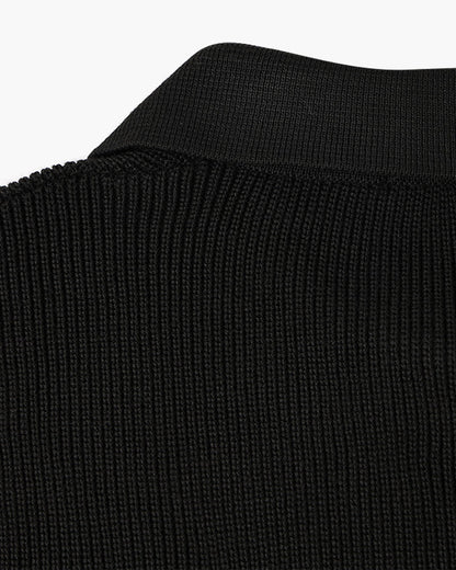 Men's Textured Zip Knit Sweater