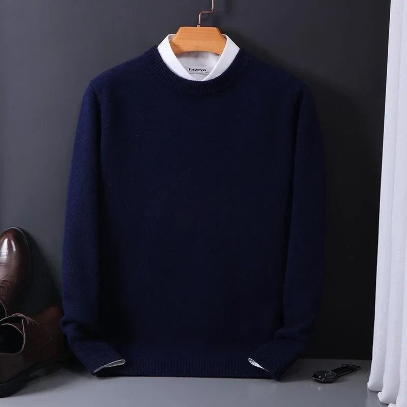 Men's Knit Sweater - Beige