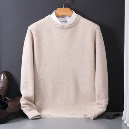Men's Knit Sweater - Beige