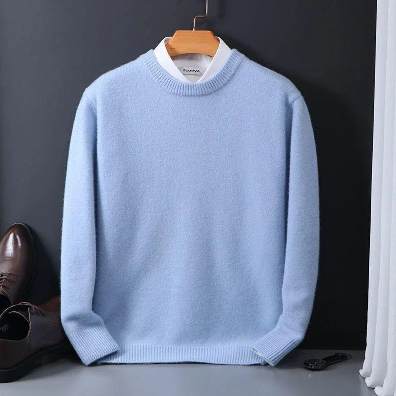 Men's Knit Sweater - Beige