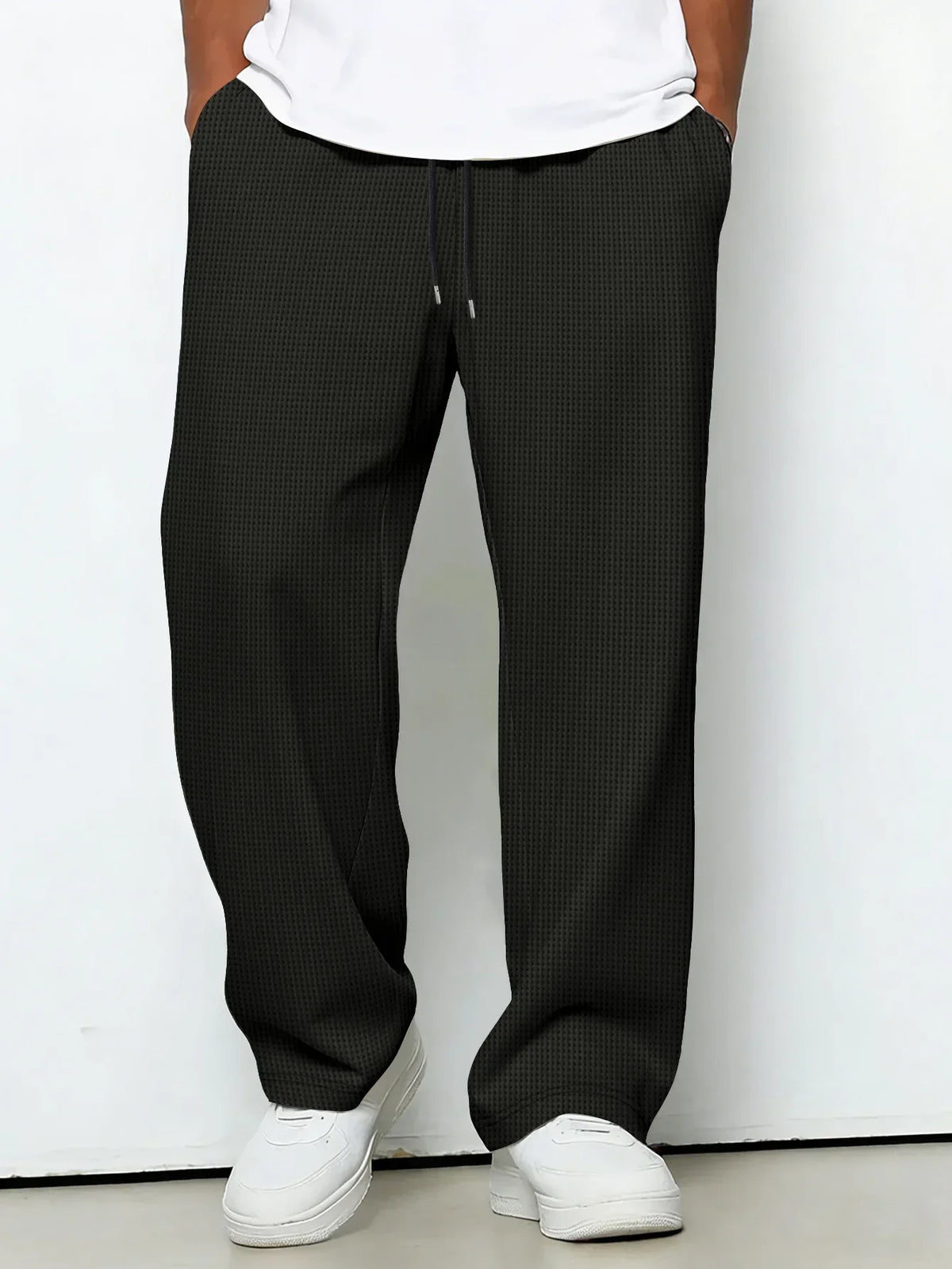 Men's Loose Fit Trousers - Grey