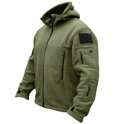 Men's Fleece Tactical Jacket - Grey