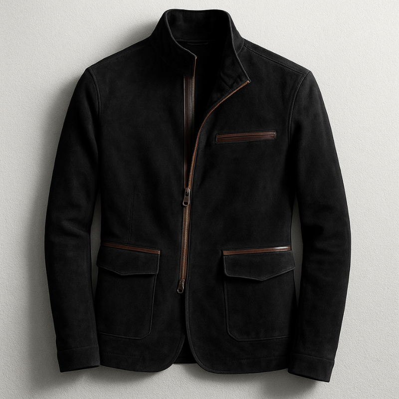 Men's Tailored Classic Jacket - Brown