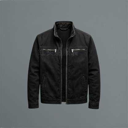 Men's Cotton Field Jacket - Army Green