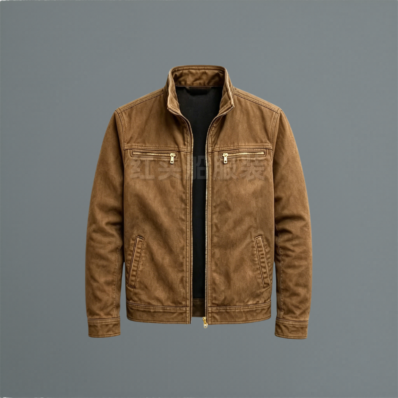 Men's Cotton Field Jacket - Army Green