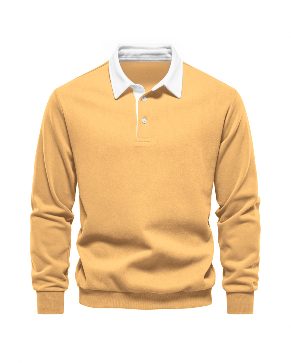 Men's Knit Polo Sweater - Navy Blue