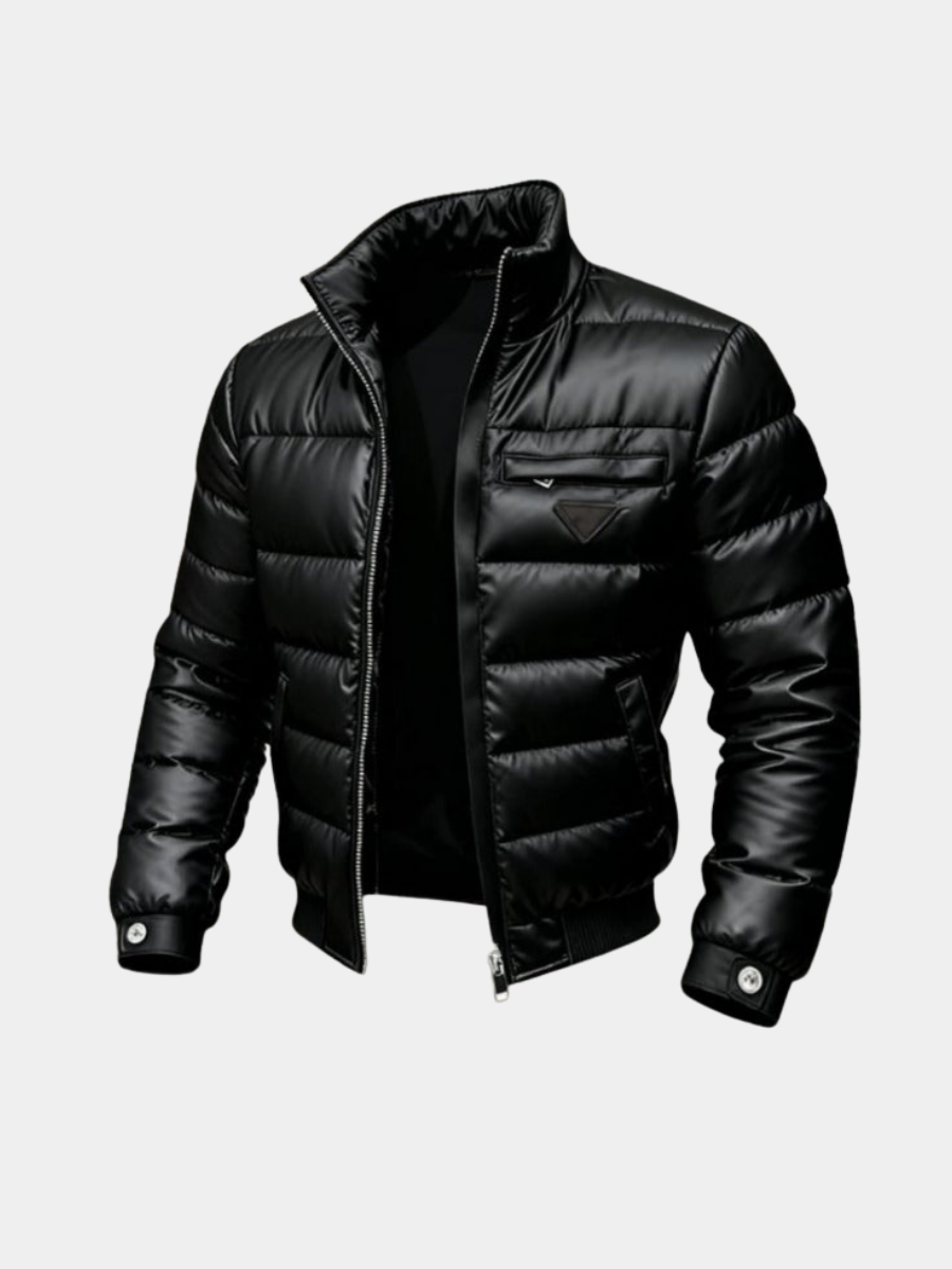 Men's Padded Down Jacket - Black