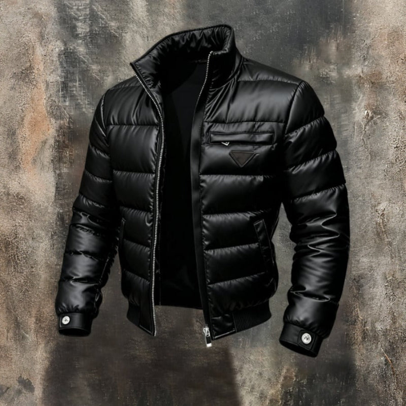 Men's Padded Down Jacket - Black