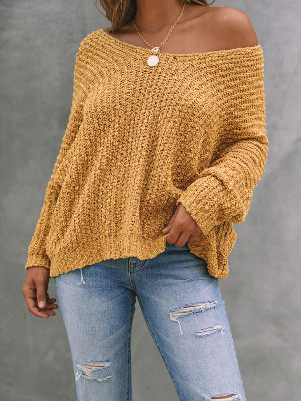 Women's Textured Knit Sweater - WHITE