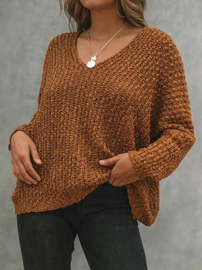 Women's Textured Knit Sweater - WHITE