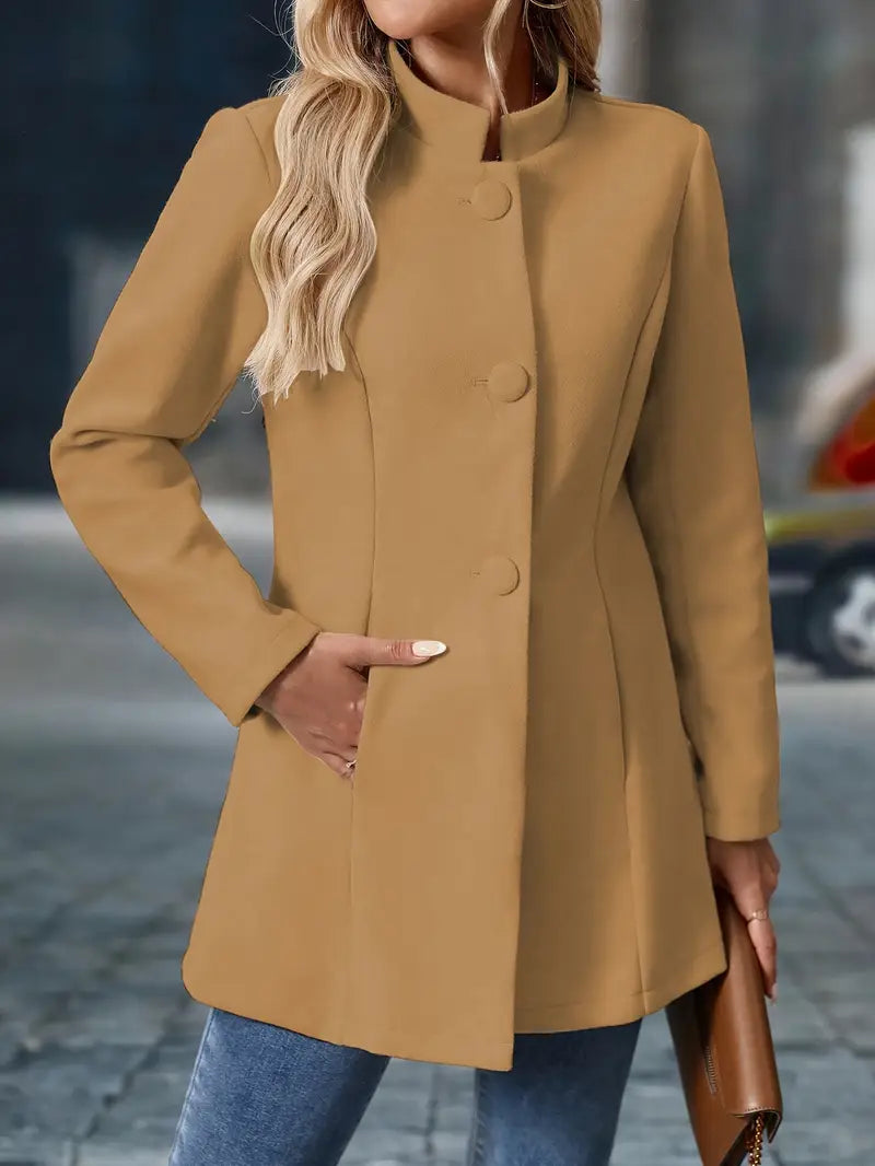Women's Tailored Elegant Jacket - Black