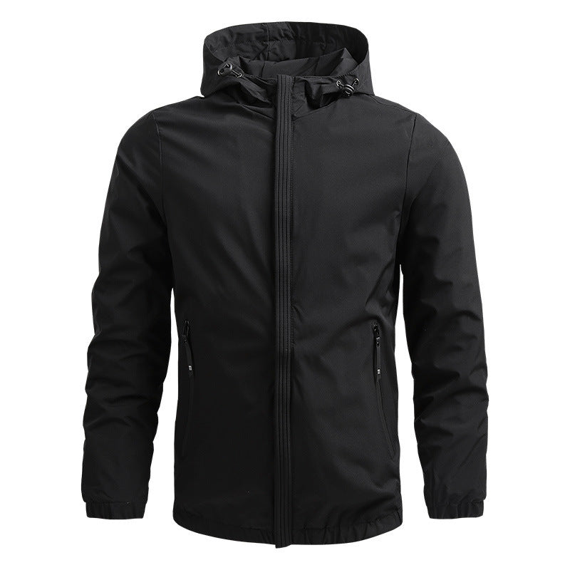 Men's Water Resistant Jacket - Black