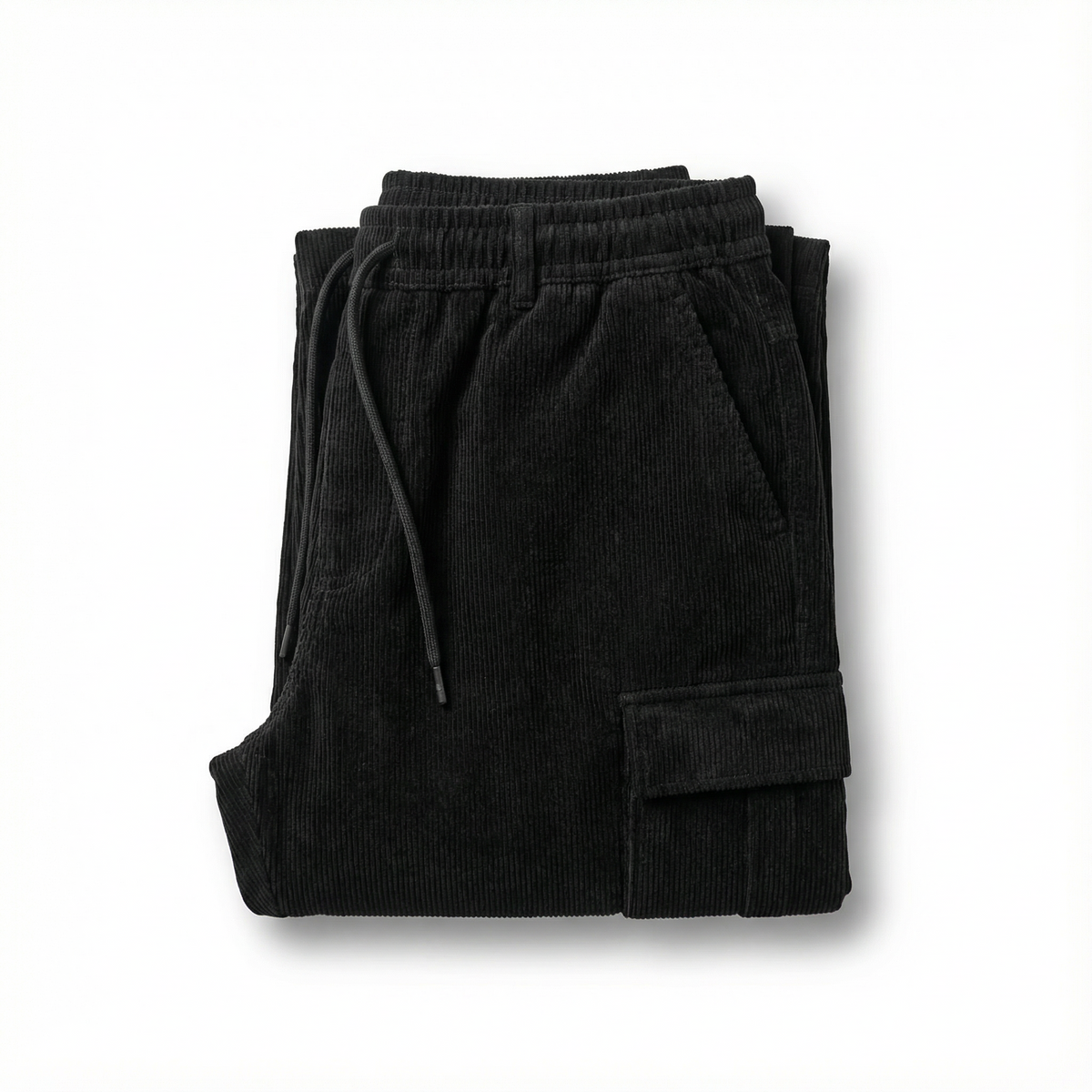 Men's Cargo Trousers - Black