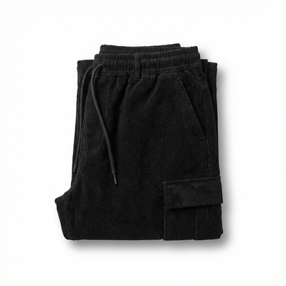 Men's Cargo Trousers - Black