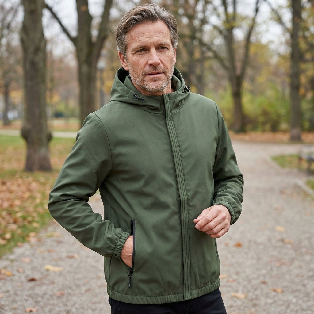 Men's Water Resistant Jacket - Blue
