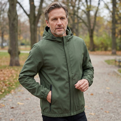 Men's Water Resistant Jacket - Blue