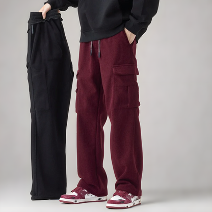Men's Cargo Trousers - Black